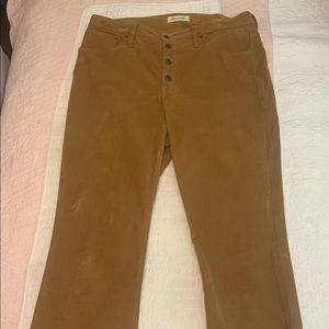 Madewell Cali Demi Boot Cut Corduroys